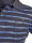 Mode Monte Carlo Polo-Shirt Knopf Strickkragen Jeansblau 4XL