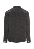 Camel Active Herren Langarmhemd mit aufgesetzten Taschen, grau XL