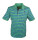 Mode Monte Carlo Polo-Shirt Knopf Strickkragen Salbeigrün XXL