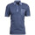 Mode Monte Carlo Polo-Shirt Knopf Strickkragen Hellblau 4XL