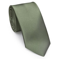 Krawatte Microfaser Classic 5 cm breit Salbei
