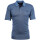 Mode Monte Carlo pima cotton Polo-Shirt Knopf Strickkragen Jeansblau XL