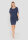 SWING Cocktailkleid mit Überwurf navy Blau 38