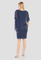 SWING Cocktailkleid mit Überwurf navy Blau 48