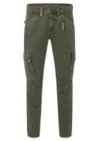 TIMEZONE Herren Hose mit Cargotaschen Regular BenTZ olivgrün minimal 32/32