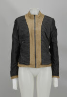 MILESTONE Damen Lederjacke MSMoon im gewaschenen Cognac braun 38