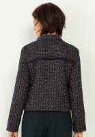 BIANCA Bouclèjacke CAREN in blau mix