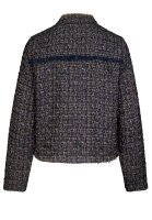 BIANCA Bouclèjacke CAREN in blau mix