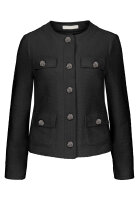 BIANCA Blazer JOYCE Bouclèjacke in schwarz 42