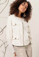 BIANCA Blazer JOYCE Bouclèjacke in milk beige