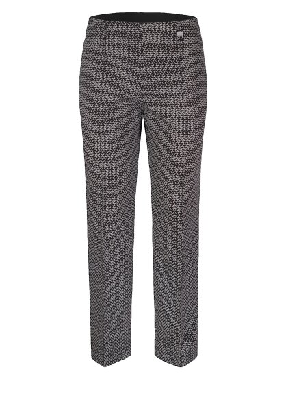 BIANCA Schlupfhose DENVER Minimaldessin schwarz weiß mix