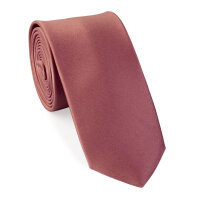 Krawatte Microfaser Classic 5 cm breit altrot