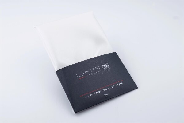 Einstecktuch Microfaser ecru