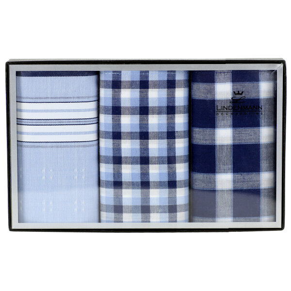 LINDENMANN Taschentücher  blau
