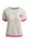 HeartKiss Pullover Short Sleeves With Contrast and Heart cream print
