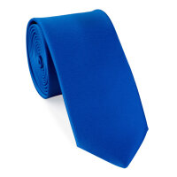 Krawatte Microfaser Classic 5 cm breit royalblau