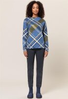 BIANCA Schlupfhose DENVER Minimaldessin marine blau beige mix