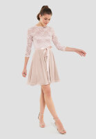 SWING Cocktailkleid aus Spitze und Chiffon peach blush Rosa 42