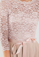 SWING Cocktailkleid aus Spitze und Chiffon peach blush Rosa 42