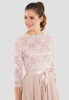 SWING Cocktailkleid aus Spitze und Chiffon peach blush Rosa 42