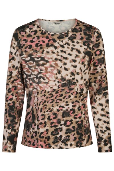 Barbara Lebek Damen Langarm Shirt nude Beige