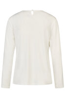 Barbara Lebek Damen Langarm Shirt Offwhite mit...