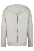 Barbara Lebek Damen Sweatjacke Steel Grau mit...