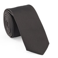 Krawatte Microfaser Classic 5 cm breit anthrazit