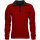 Mode Monte Carlo Sweat-Shirt Troyer Zip Tomatenrot