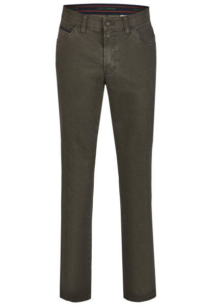 Club of Comfort Herren Komfortbund Hose Marvin, Swing-Pocket oliv grün 54