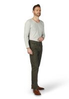 Club of Comfort Herren Komfortbund Hose Marvin, Swing-Pocket oliv grün 54