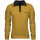 Mode Monte Carlo Sweat-Shirt Troyer Zip Senfgelb