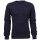 Mode Monte Carlo Pullover Rundhals Jeansblau