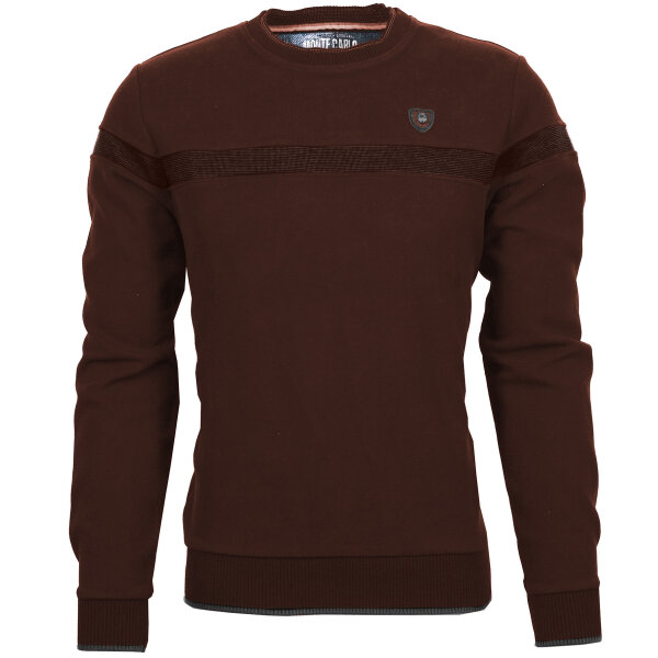 Mode Monte Carlo Sweat-Shirt Rundhals Rost