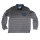 Mode Monte Carlo Sweat-Shirt Polo Knopf konfektionierter Kragen Antrazit