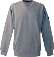 Mode Monte Carlo Herren V Pullover Hellgrau