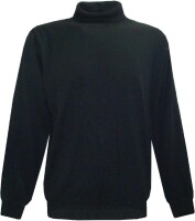 Mode Monte Carlo Herren Pullover Rolli Schwarz