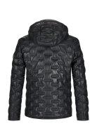 MILESTONE Herren Lederjacke MSTamino mit Kapuze und Stepp Nachtblau 56