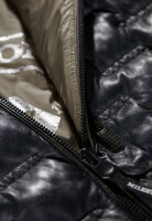 MILESTONE Herren Lederjacke MSTamino mit Kapuze und Stepp Nachtblau 56