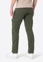 TIMEZONE Herren Hose mit Cargotaschen Regular BenTZ olivgrün minimal 34/32