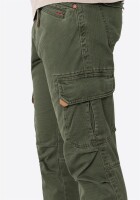 TIMEZONE Herren Hose mit Cargotaschen Regular BenTZ olivgrün minimal 34/32
