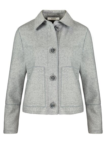BIANCA Blazer Jacke KATHERIN iron grau melange