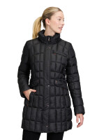 Gil Bret Damen Winter Steppmantel mit Kapuze, schwarz