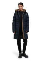 Gil Bret Damen Winter Mantel mit Kapuze, schwarz