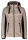 Gil Bret kurze Damen Windjacke gesteppt mit Kapuze, beige schwarz