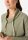 TIMEZONE Damen Langarm Shirt mit Schalkragen, oliv