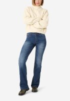 TIMEZONE Damen Stehkragen Strickpullover, beige