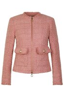 White Label Damen Bouclé  Blazer Jacke in rosa