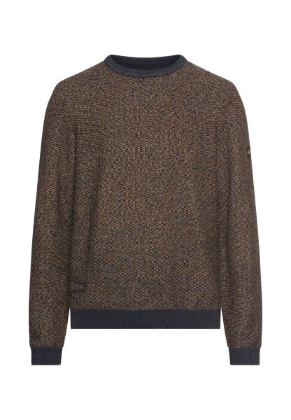 Camel Active Herren Pullover Rundhals burned yellow