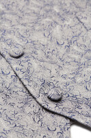 DIGEL Fest/Hochzeit Weste "Lambert" in Silber Blau
